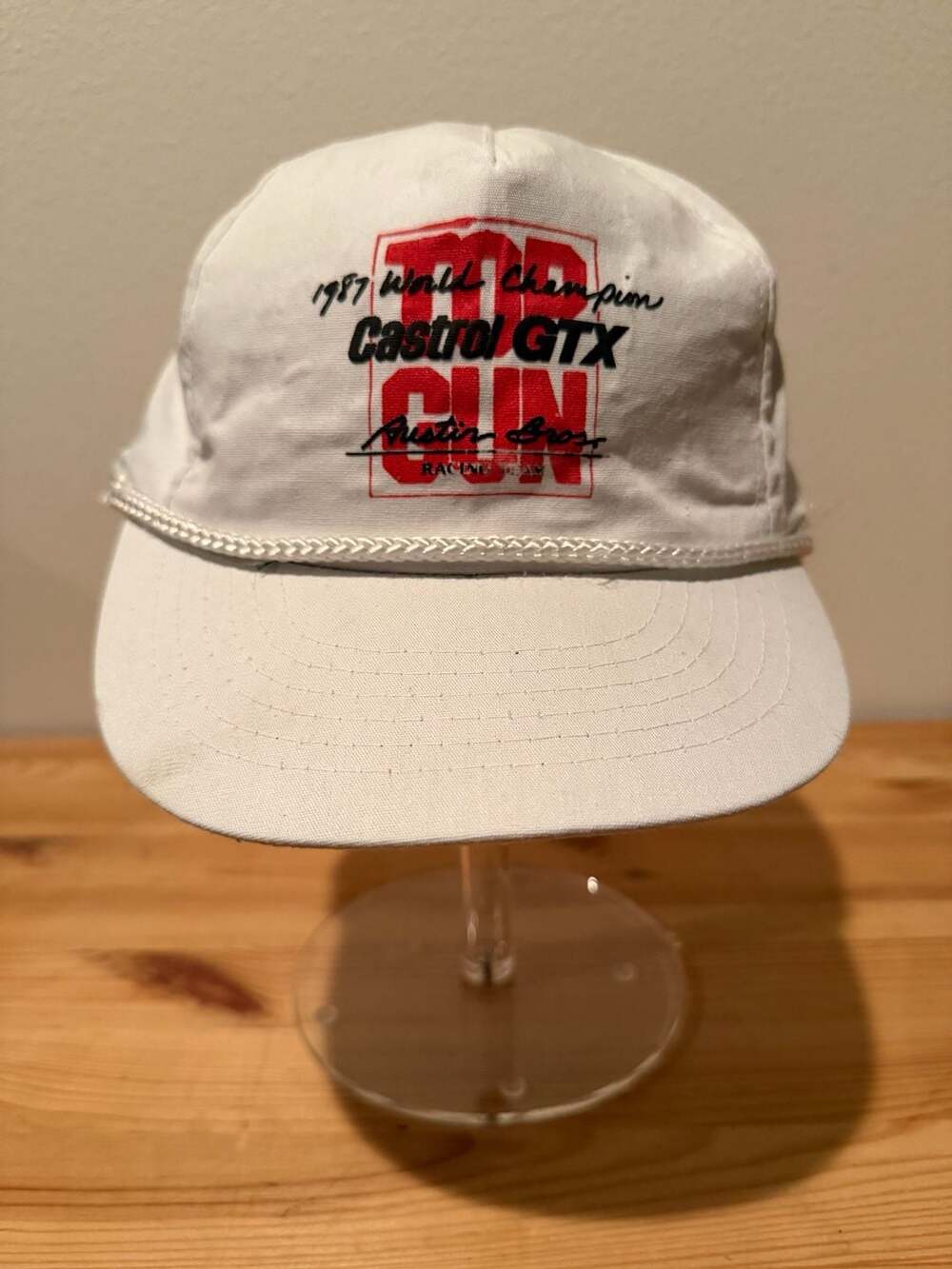 Castrol GTX Vintage 1987 World Champion Racing Hat Cap